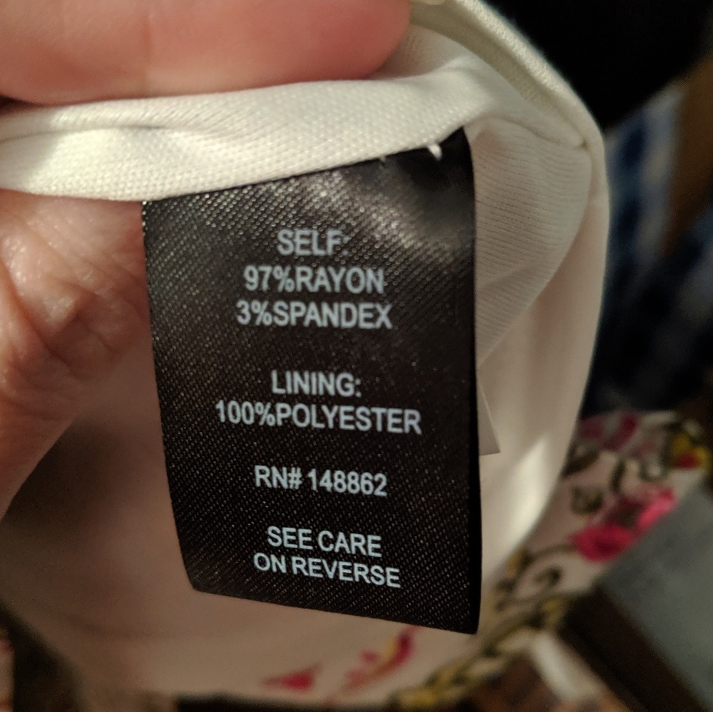 Torrid Ivory Floral Challis Skater Dress - Picture 8 of 8